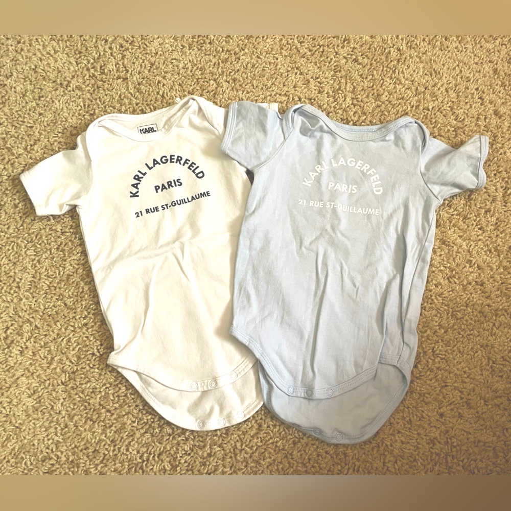 Karl Lagerfeld onesie - 2 pieces (9m) 71cm